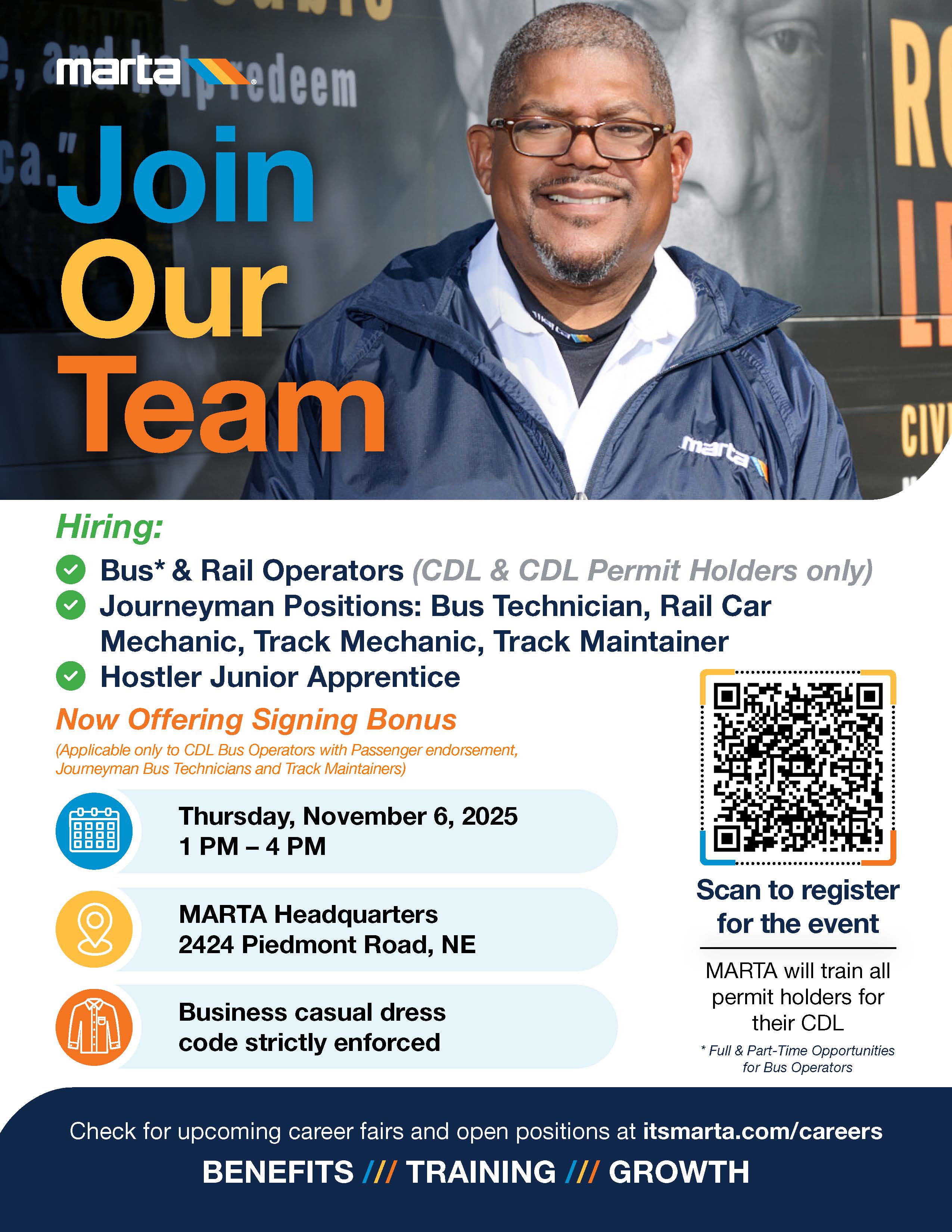 MARTA Career Fair - 11.6.2025 MARTA Career Fair - 11.6.2025